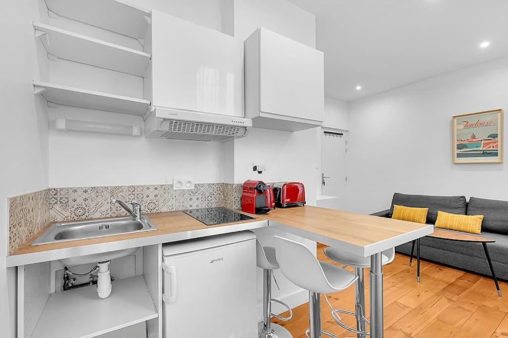 Appartement Le Cocon - T2 Cosy Hypercentre Avec Parking à Toulouse Extérieur photo